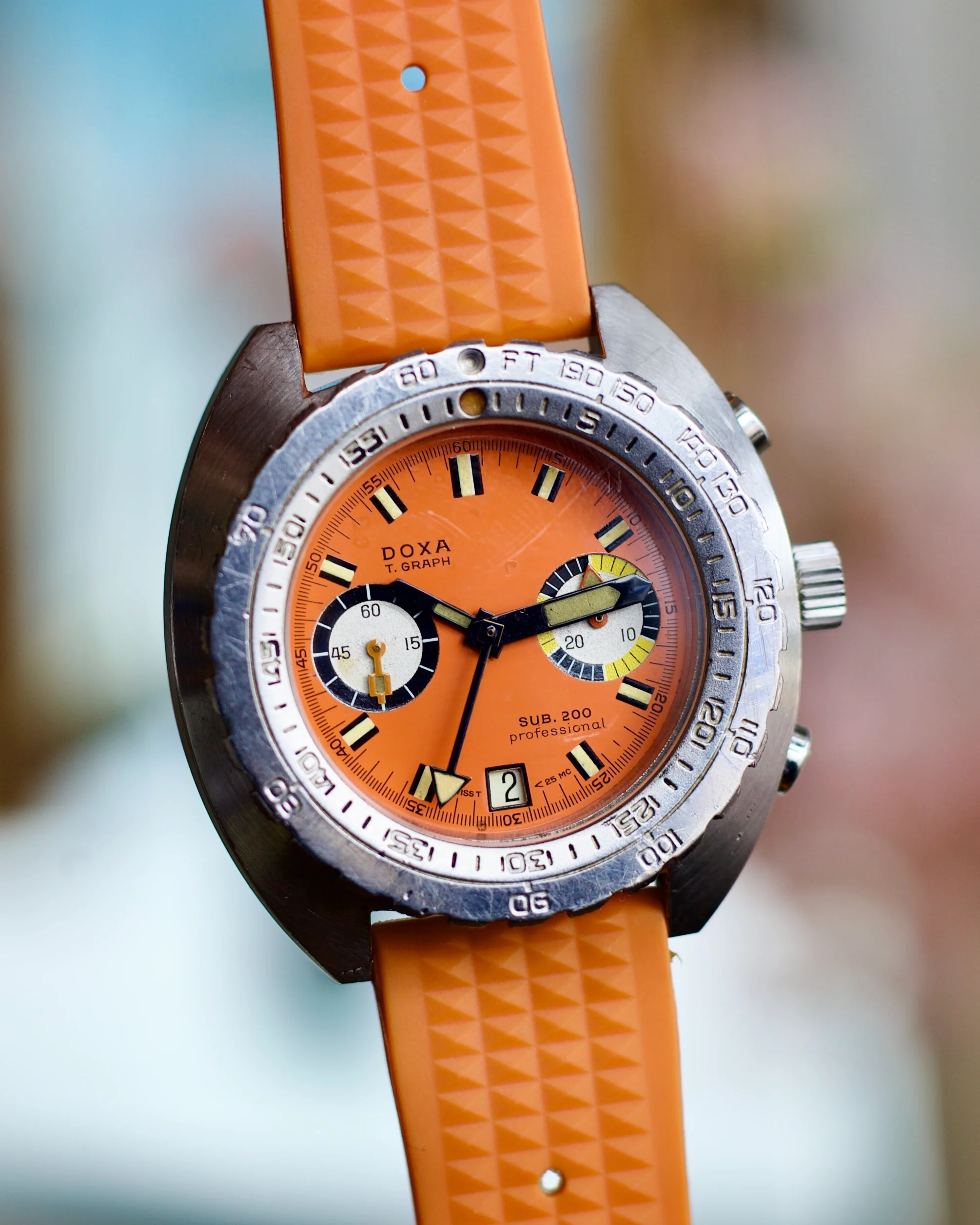 1970 DOXA T. GRAPH SUB. 200 PROFESSIONAL REF. 28799-4 43mm - Image 2