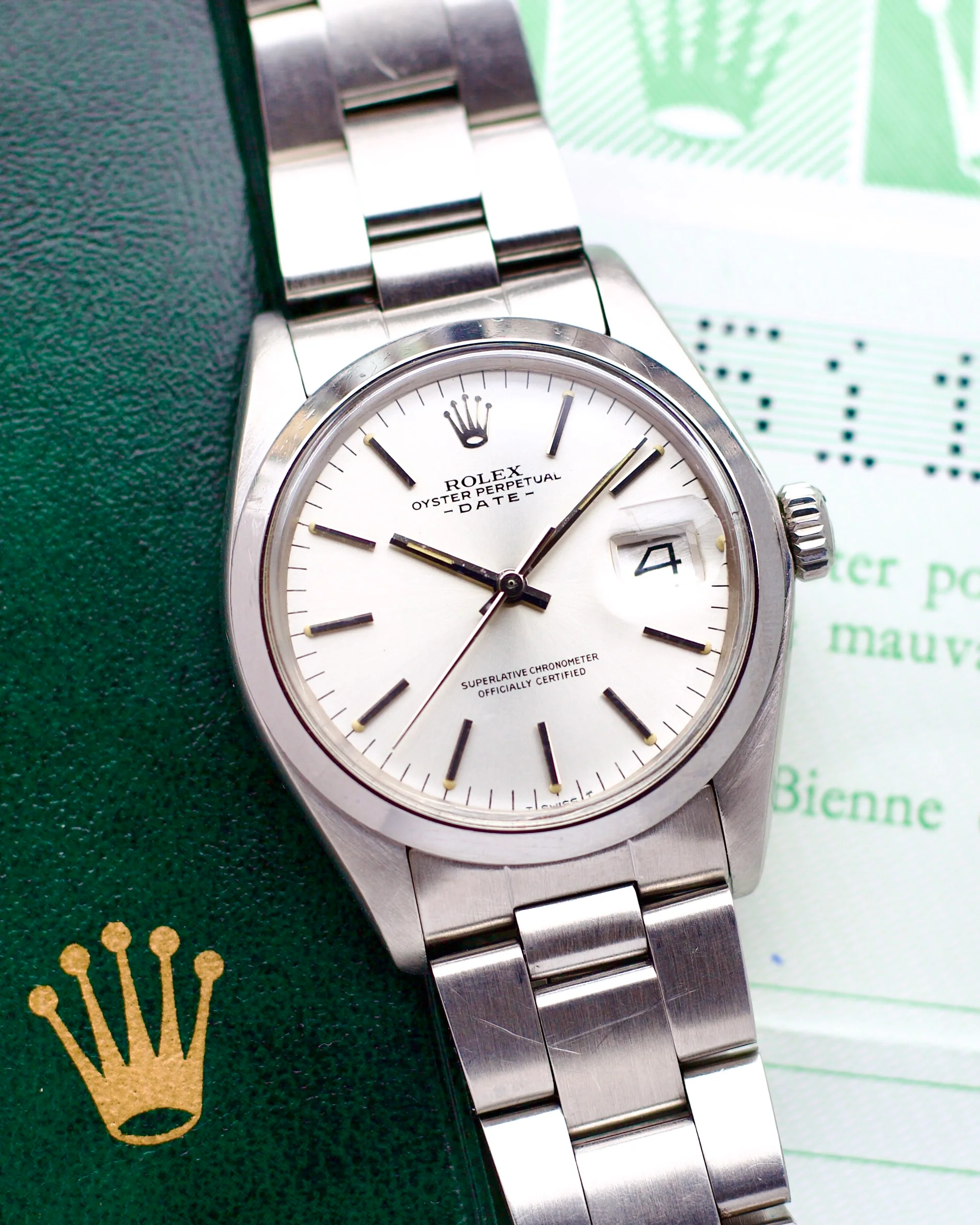 1980 Rolex Date Reference 1500 34mm