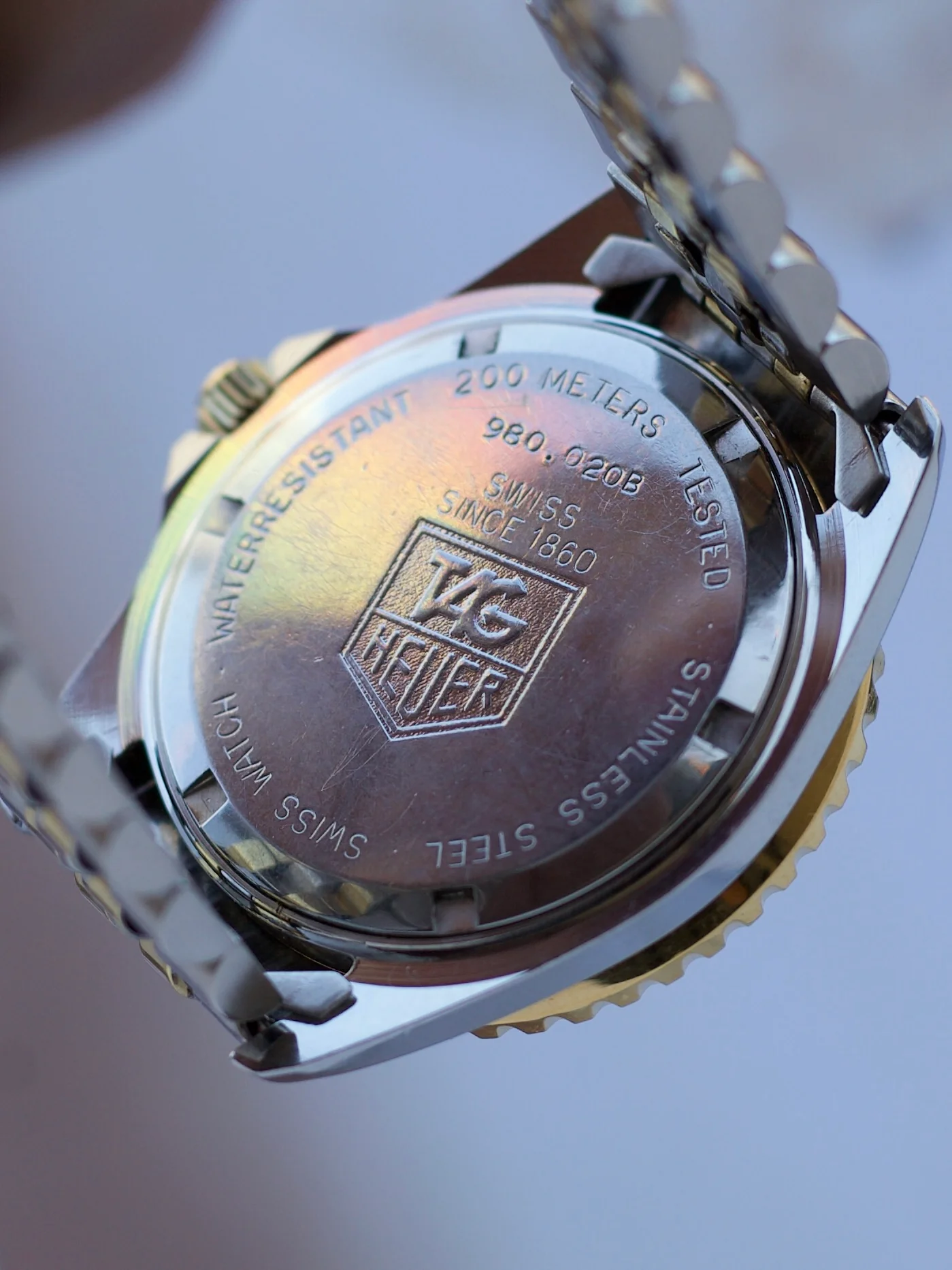 1990's Tag Heuer 980.020B 38m - Image 4