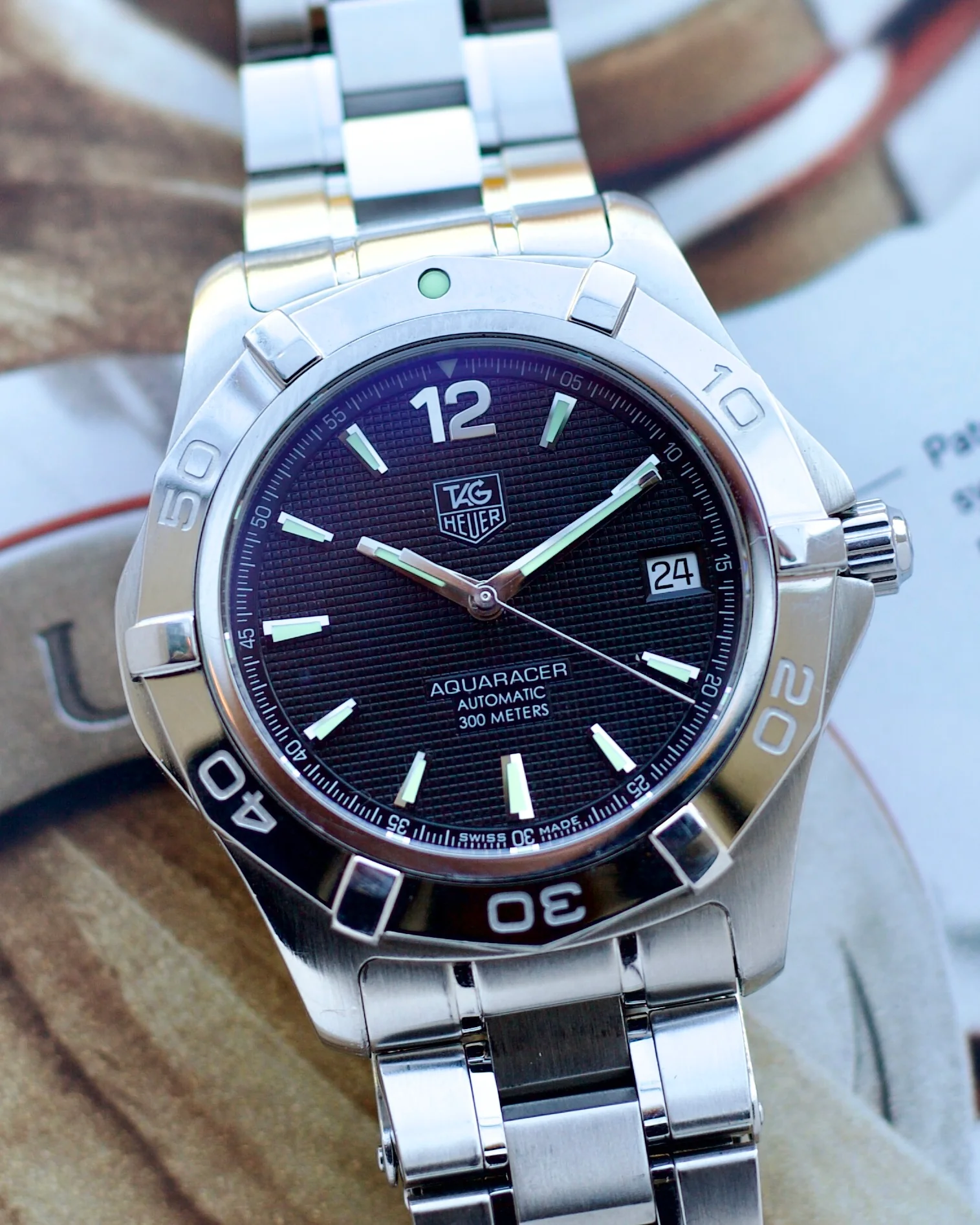 2007 TAG Heuer Aquaracer Automatic WAF2110.BA0806 38.5mm