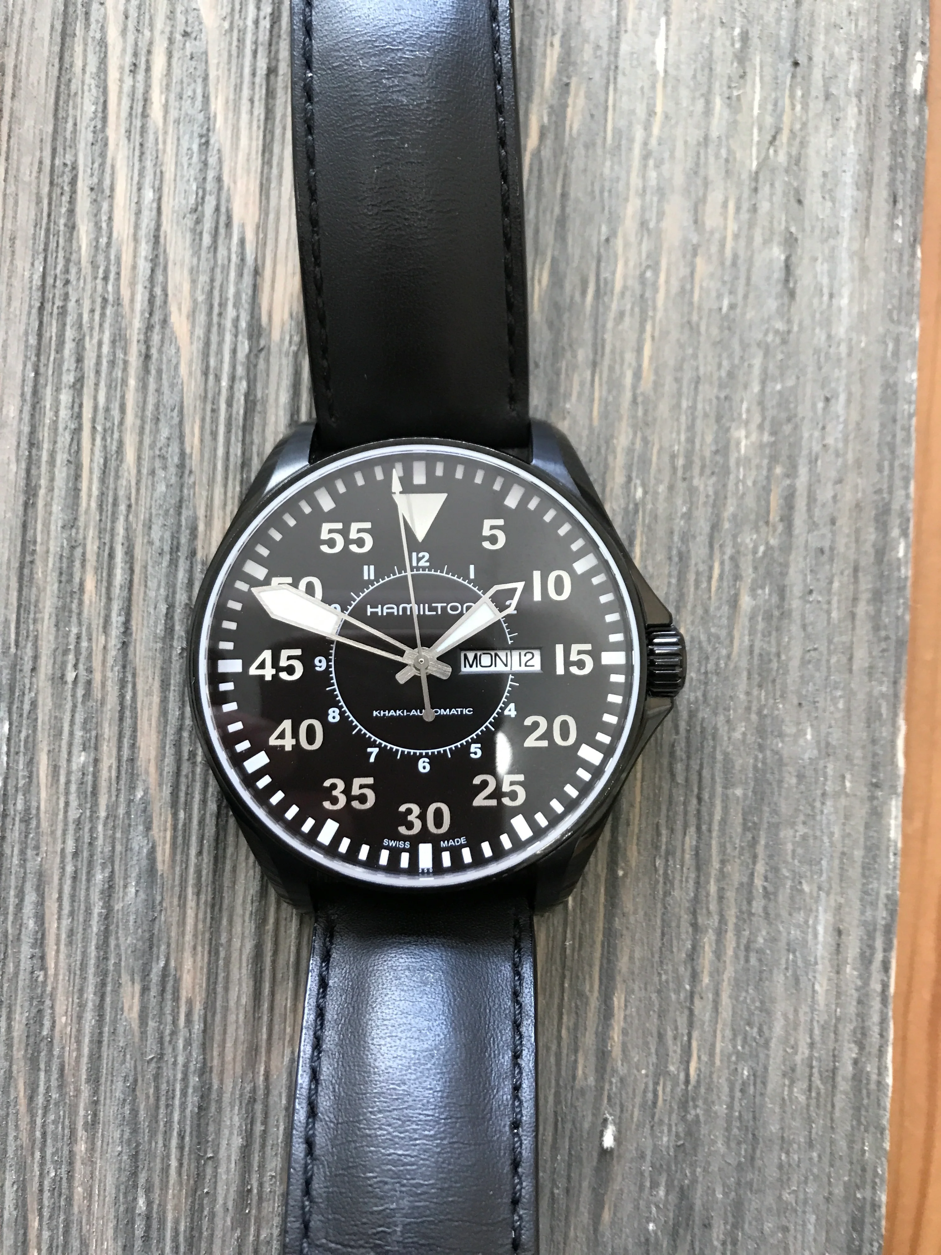 2013 Hamilton Khaki Aviation Pilot Day Date Auto H64785835 - Image 2