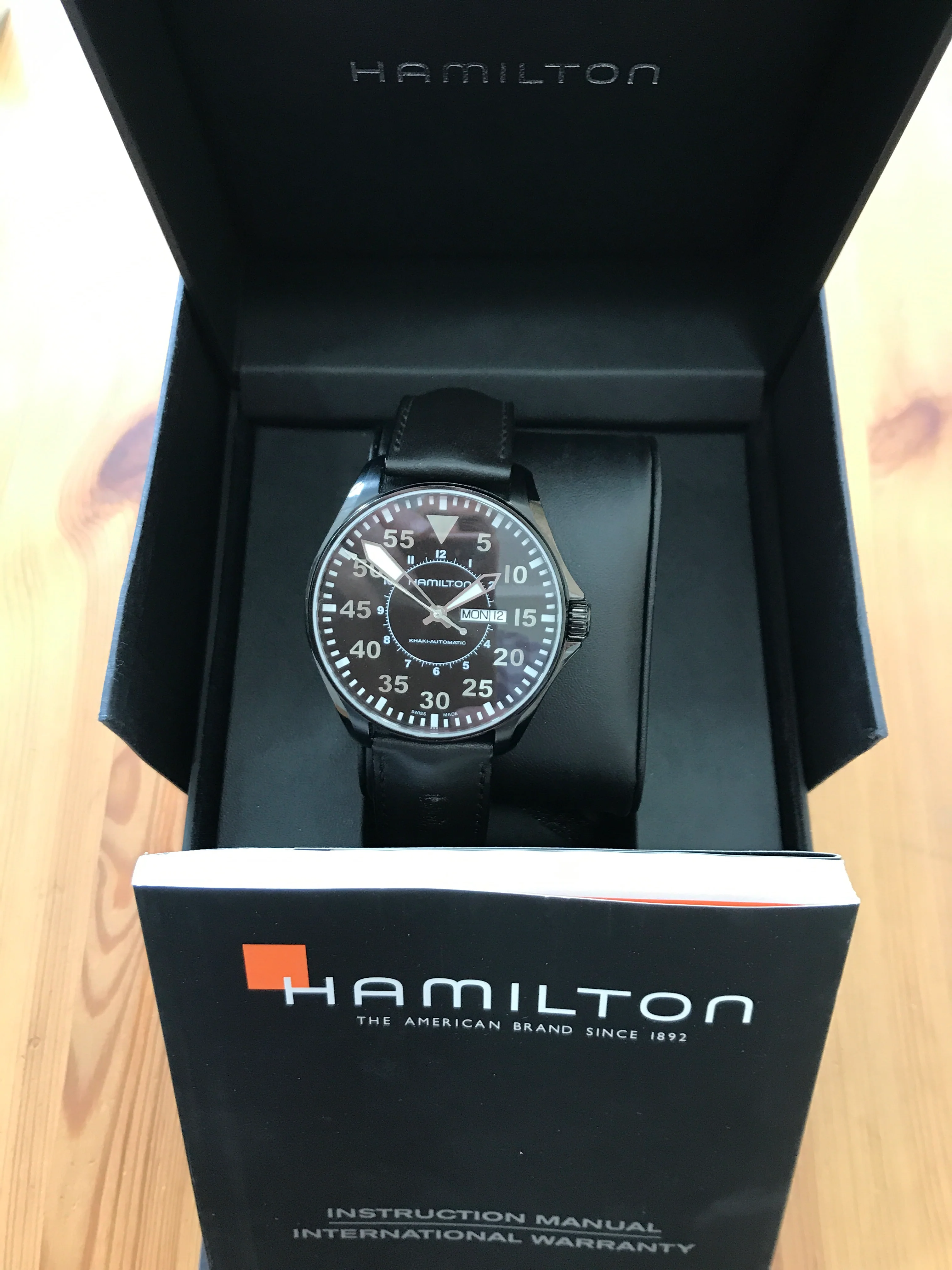 2013 Hamilton Khaki Aviation Pilot Day Date Auto H64785835 - Image 6