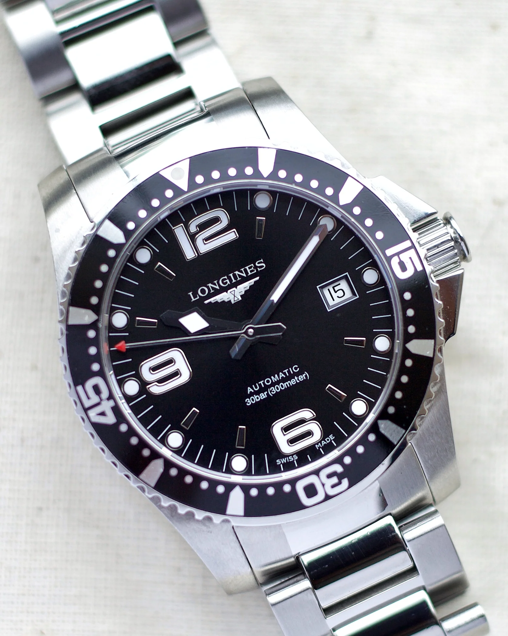 2015 Longines HydroConquest L3.642.4.56.6 41mm