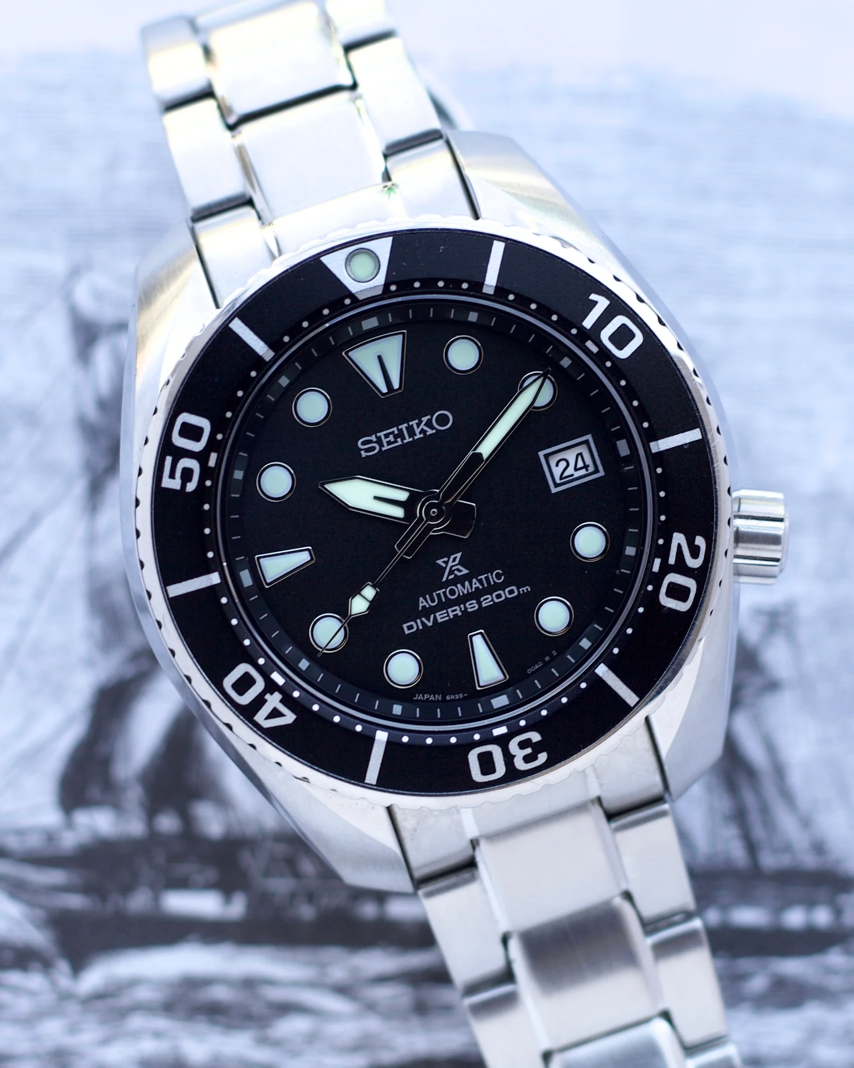 2019 SEIKO PROSPEX Black DIVER SUMO SPB101 45MM