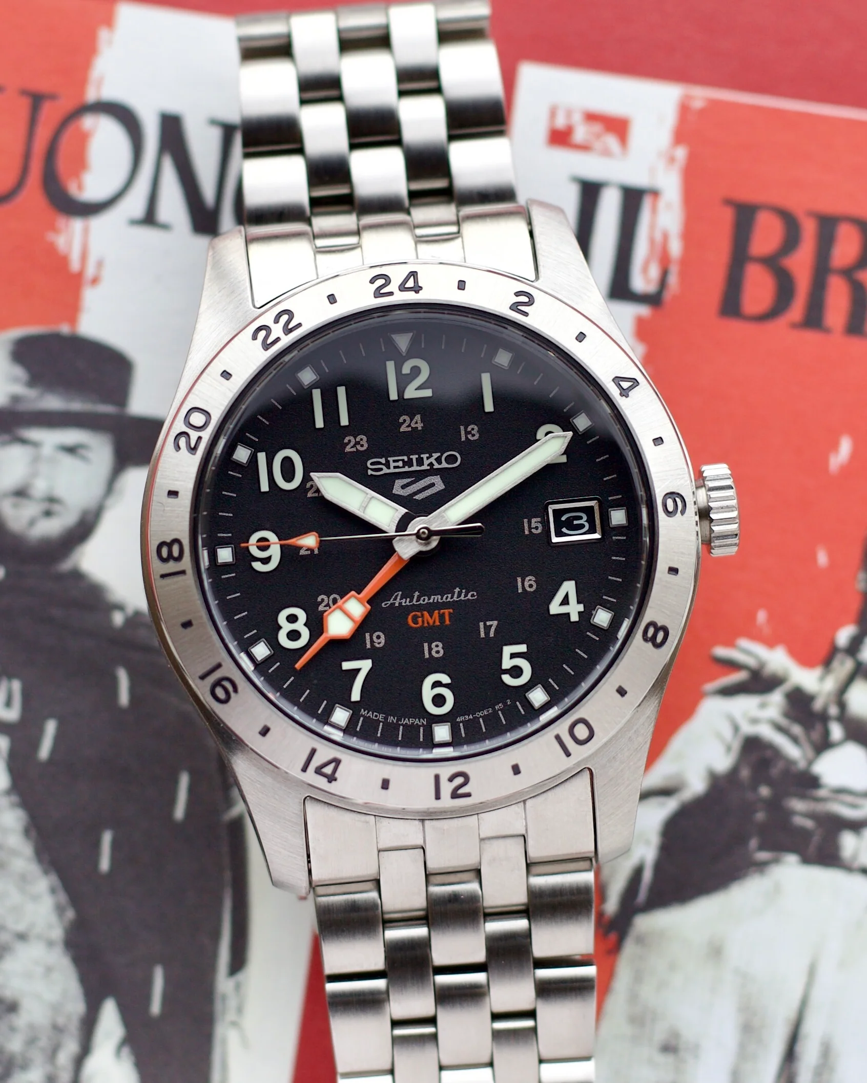 2024 SEIKO 5 SPORTS FIELD GMT CAL SSK023 39.40mm