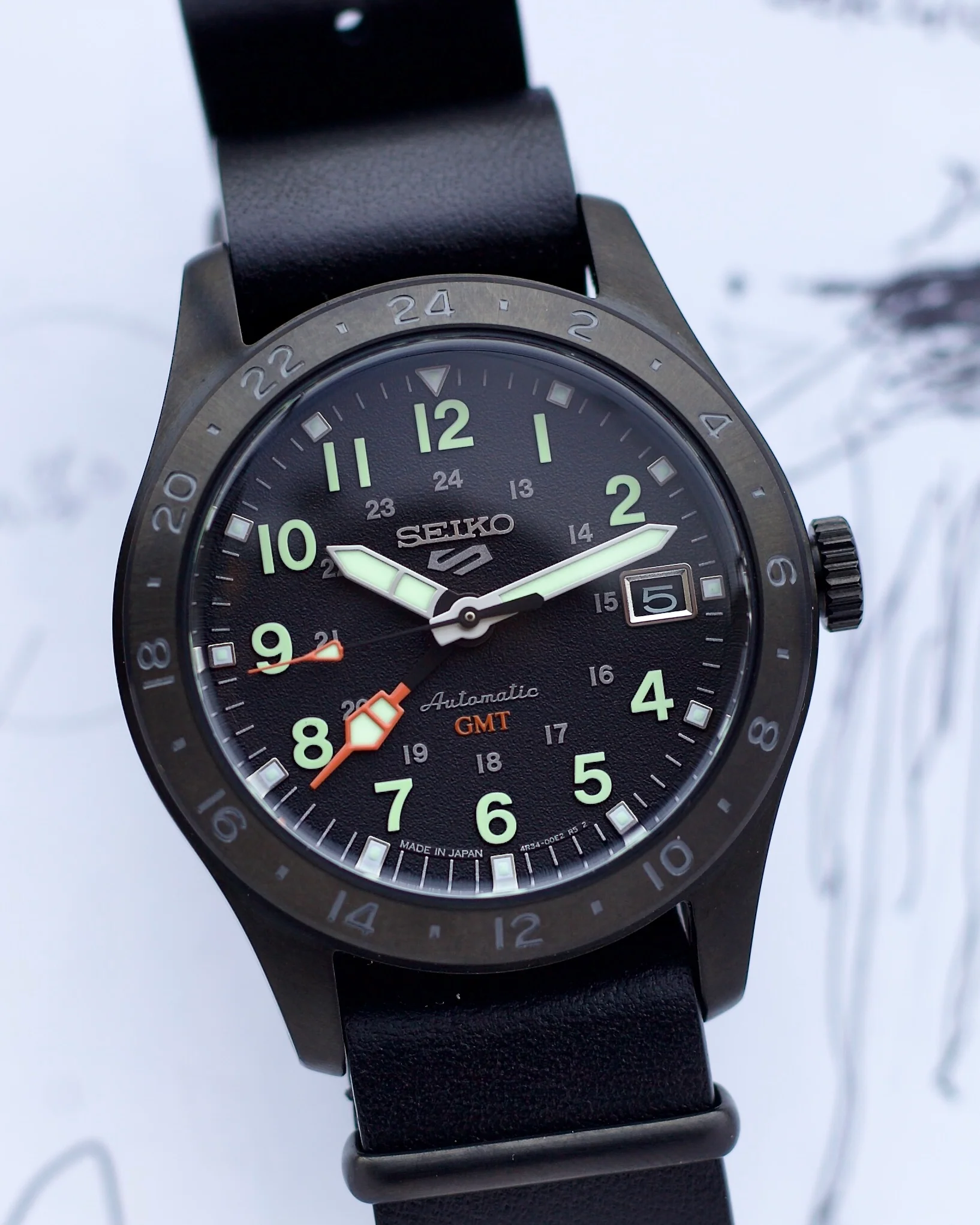 2024 Seiko 5 Sports Field GMT SSK025 39.40mm