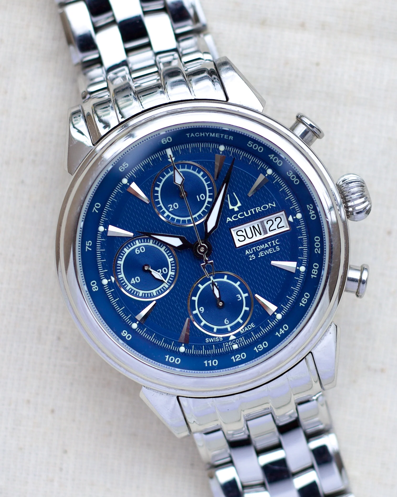 2015 Bulova ACCUTRON GEMINI - 26C03 Chrono 42mm