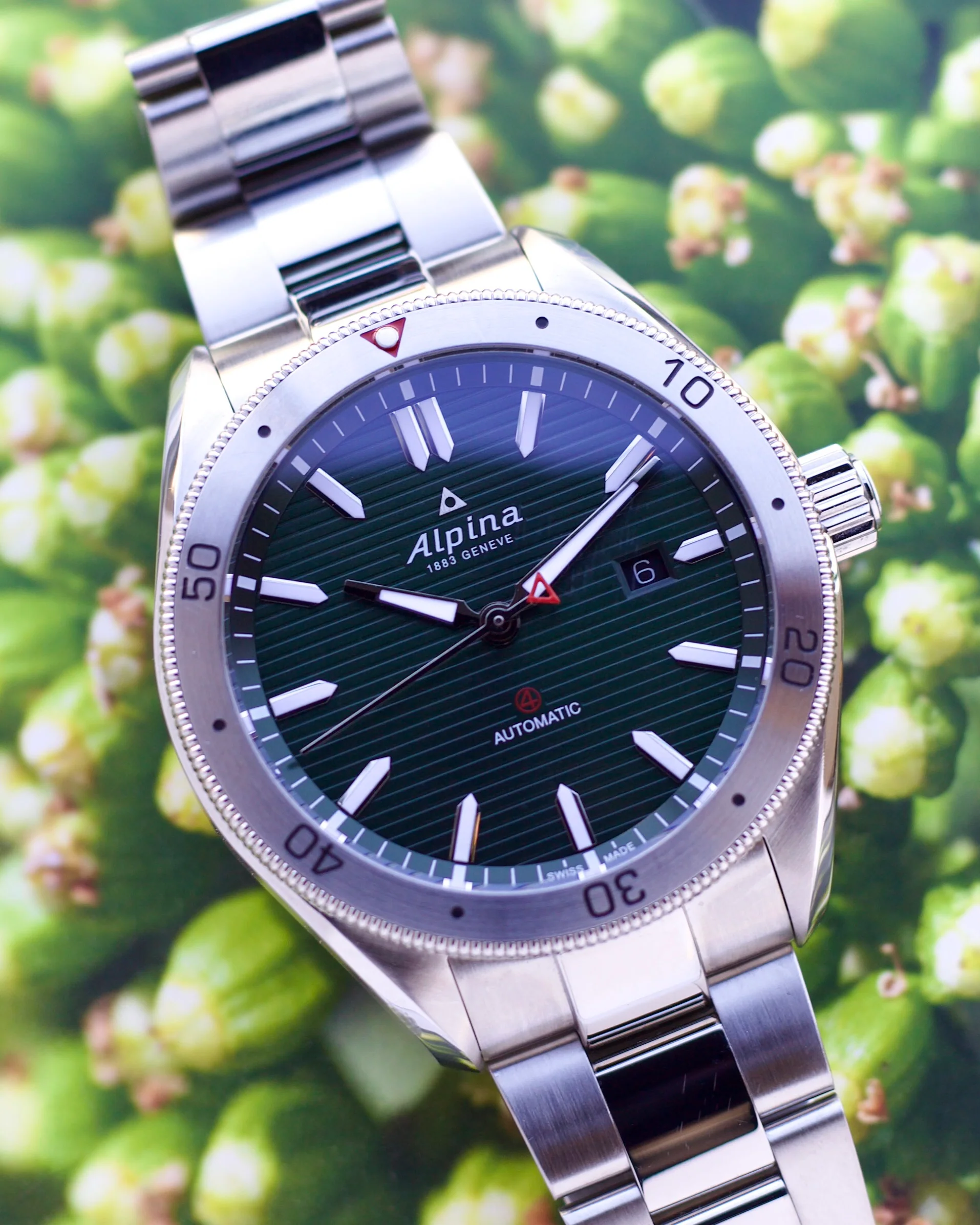 2024 ALPINER 4 GREEN AUTOMATIC AL-525GR5AQ6B 44mm