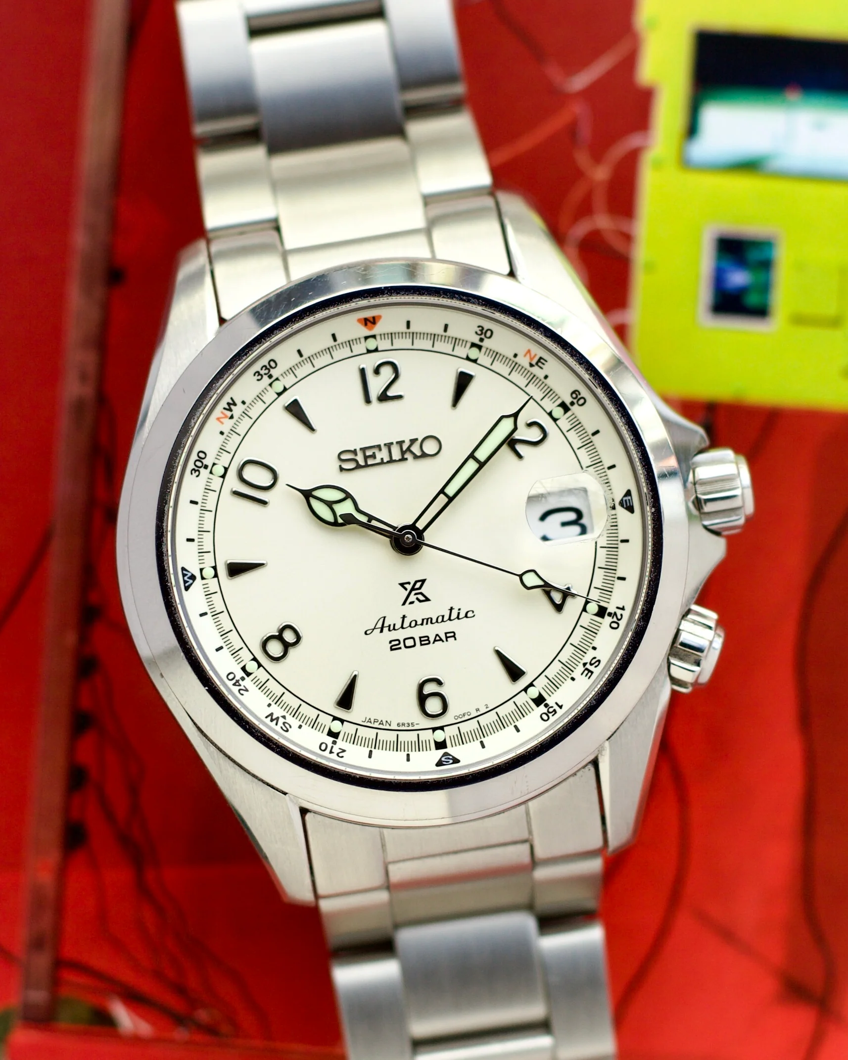 2021 Seiko Alpinist SPB119 With Creamy Dial 39.5mm