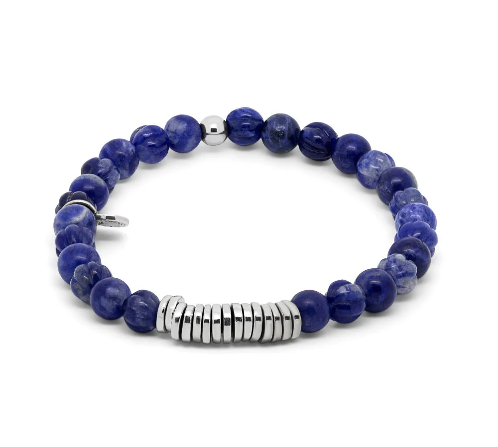 TATEOSSIAN Classic Discs bracelet with sodalite and sterling silver BL1044 L
