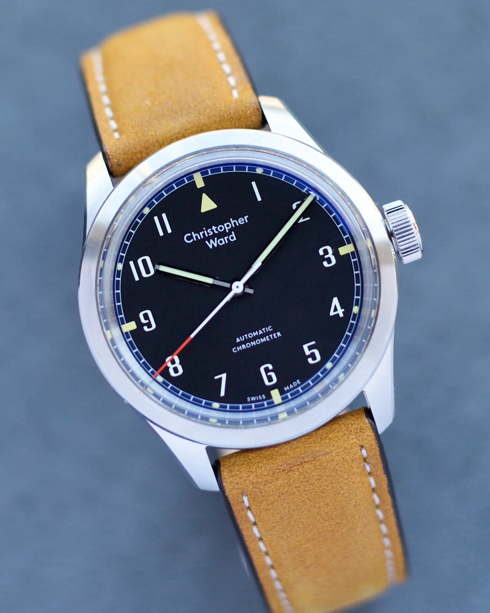2022 Pre-Owned Christopher Ward C65 Sandhurst Series 1 COSC 38mm