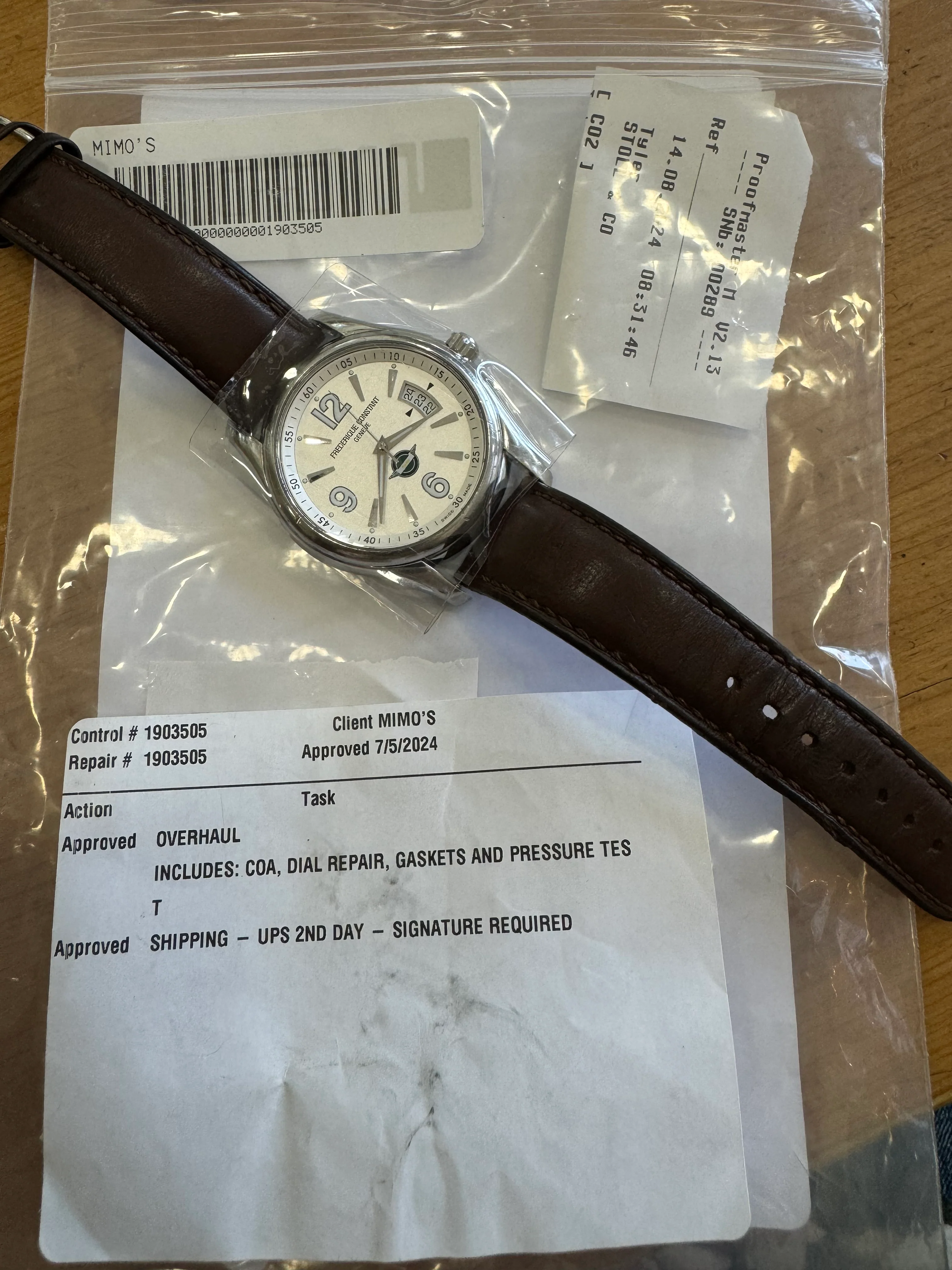 FC Healey 0552 Watch Repair