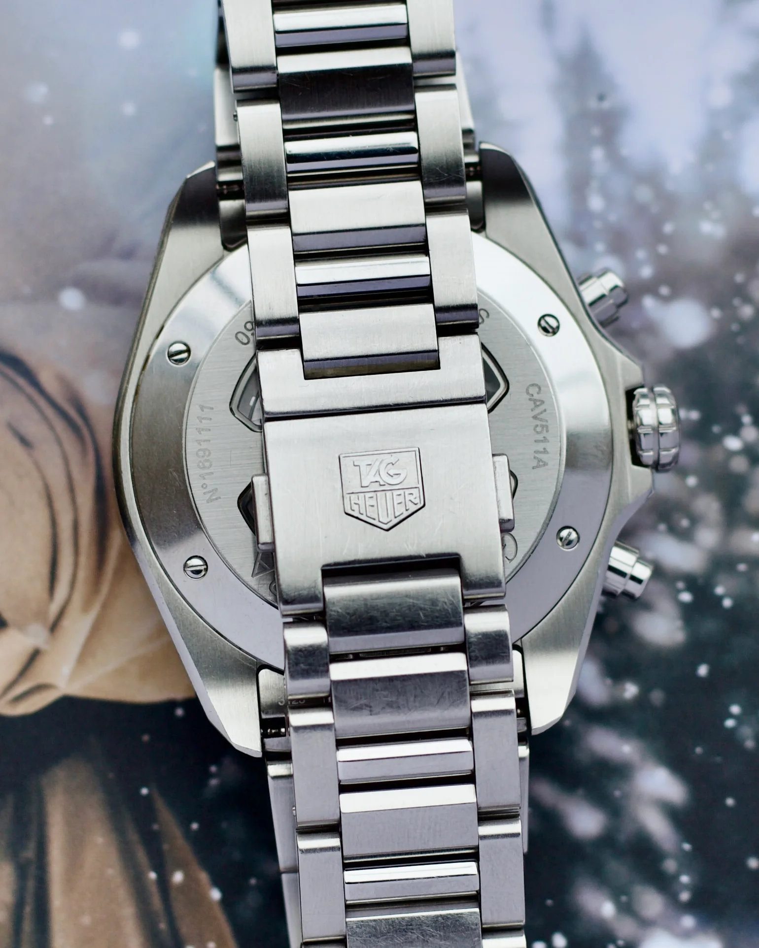 2010's TAG Heuer Grand Carrera Chronograph CAV511A 43mm - Image 2