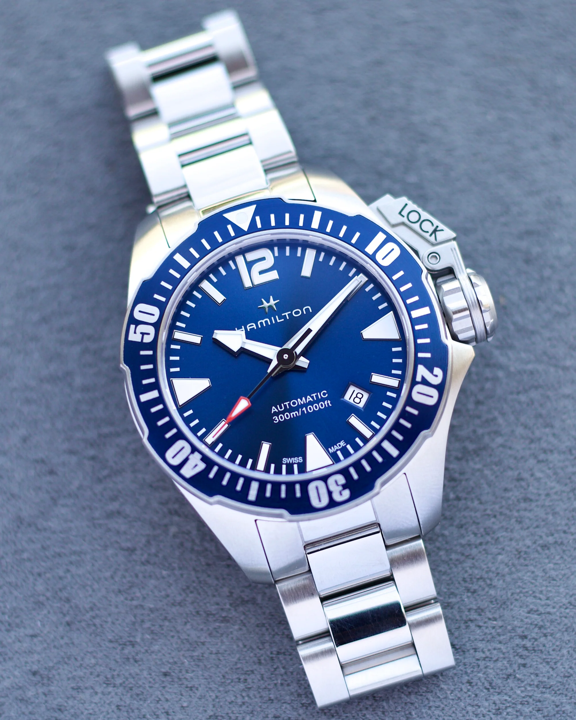 2024 Hamilton Khaki Navy Frogman Auto H77705145 42m