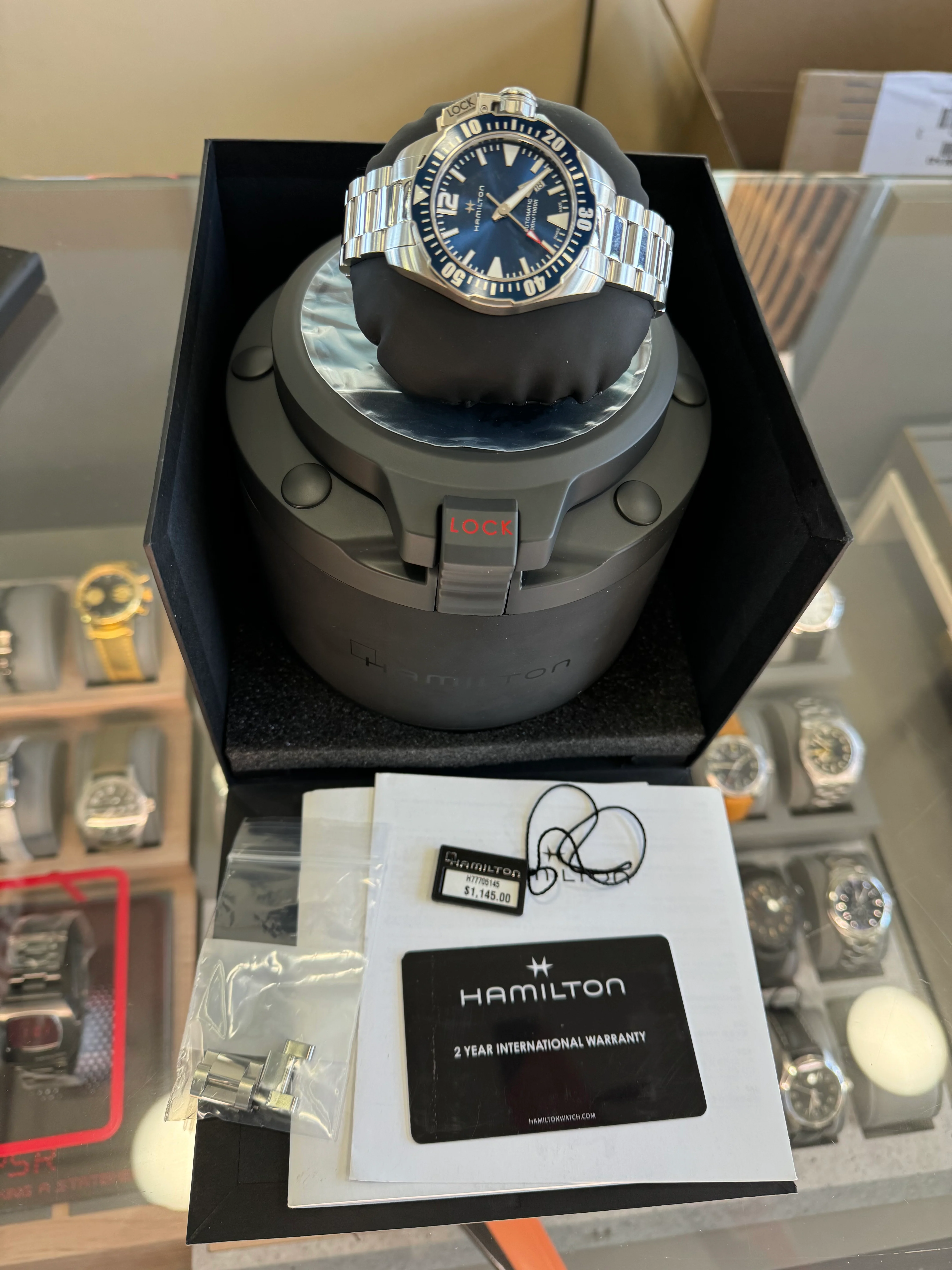 2024 Hamilton Khaki Navy Frogman Auto H77705145 42m - Image 6