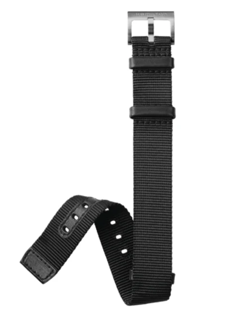Hamilton Khaki Field Black NATO 20MM H690.682.104