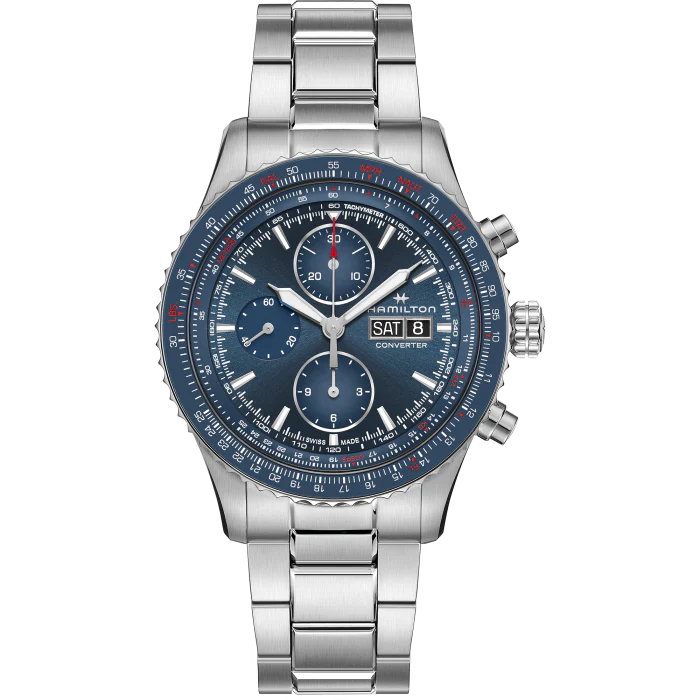 KHAKI AVIATION CONVERTER AUTO CHRONO H76746140 44mm