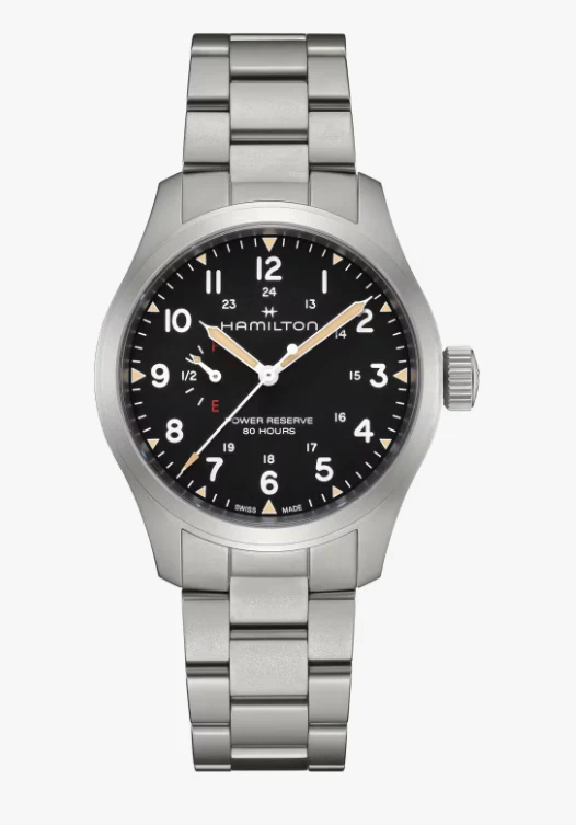 Khaki Field Mechanical Power Reserve H69509130 40mm