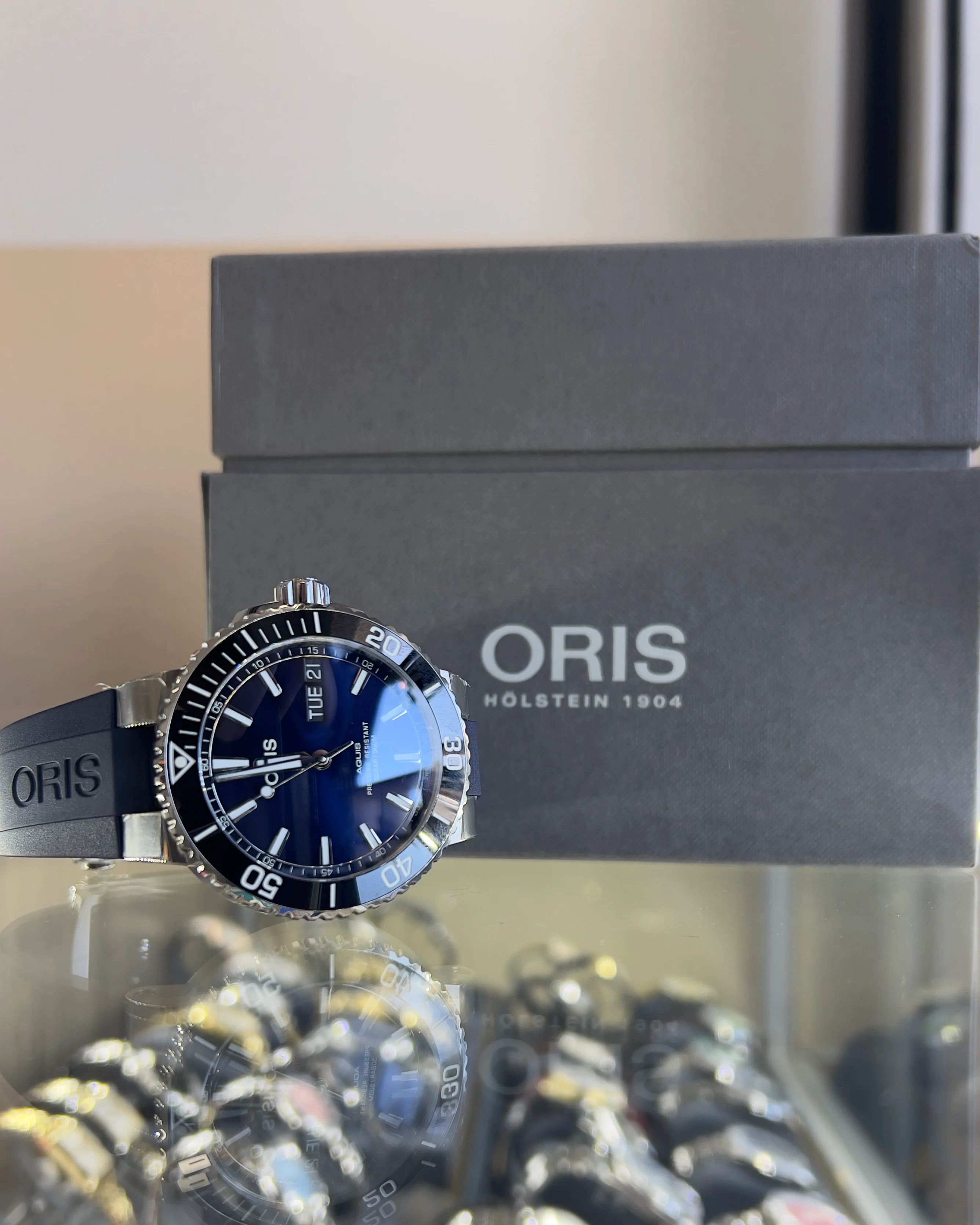 2023 Oris Aquis Big Day Date 752 7733 4135-07 8 24 05PEB 45.5mm - Image 7