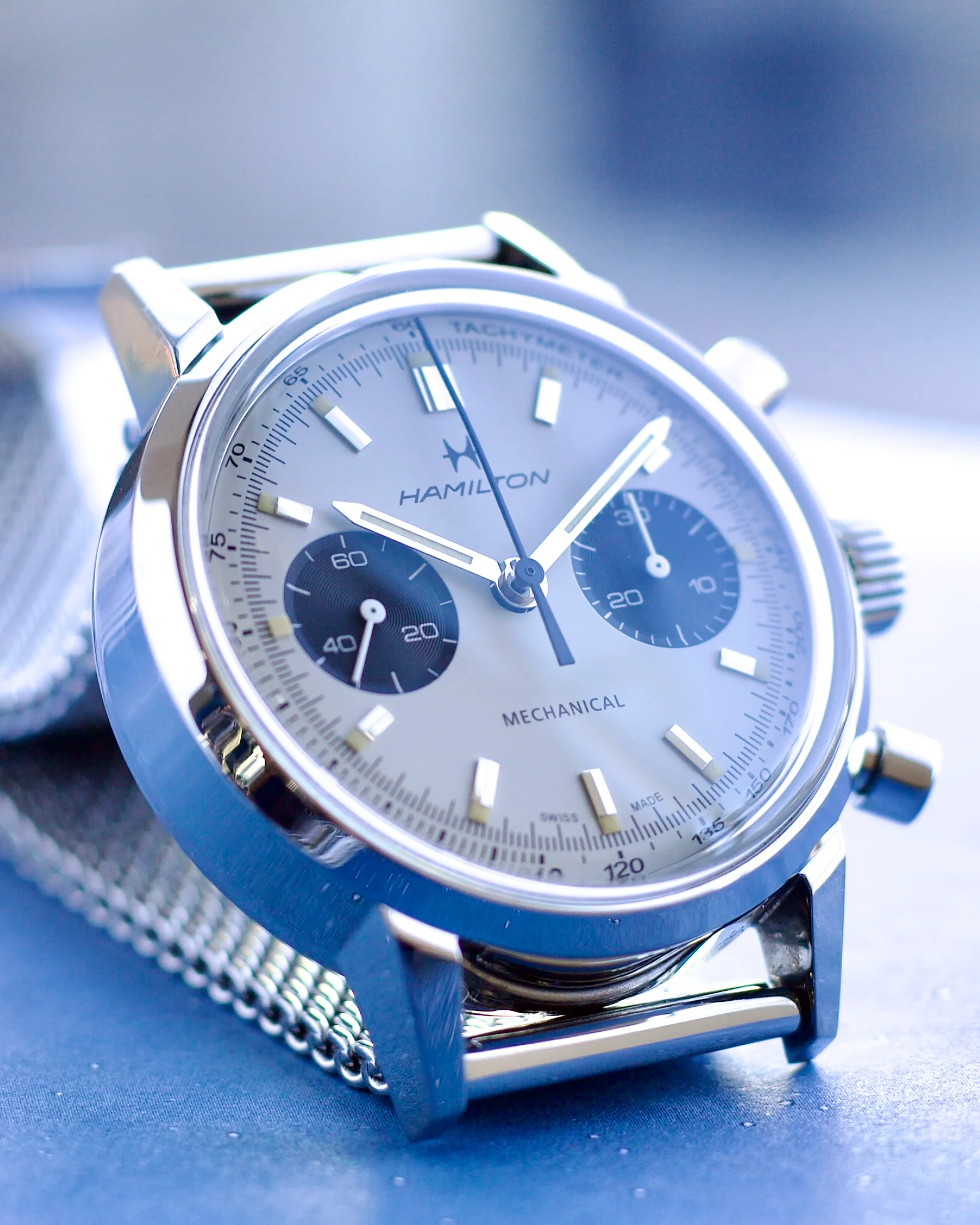2022 Hamilton Intra-Matic Hand Wind Chronograph H38429110 40mm - Image 3