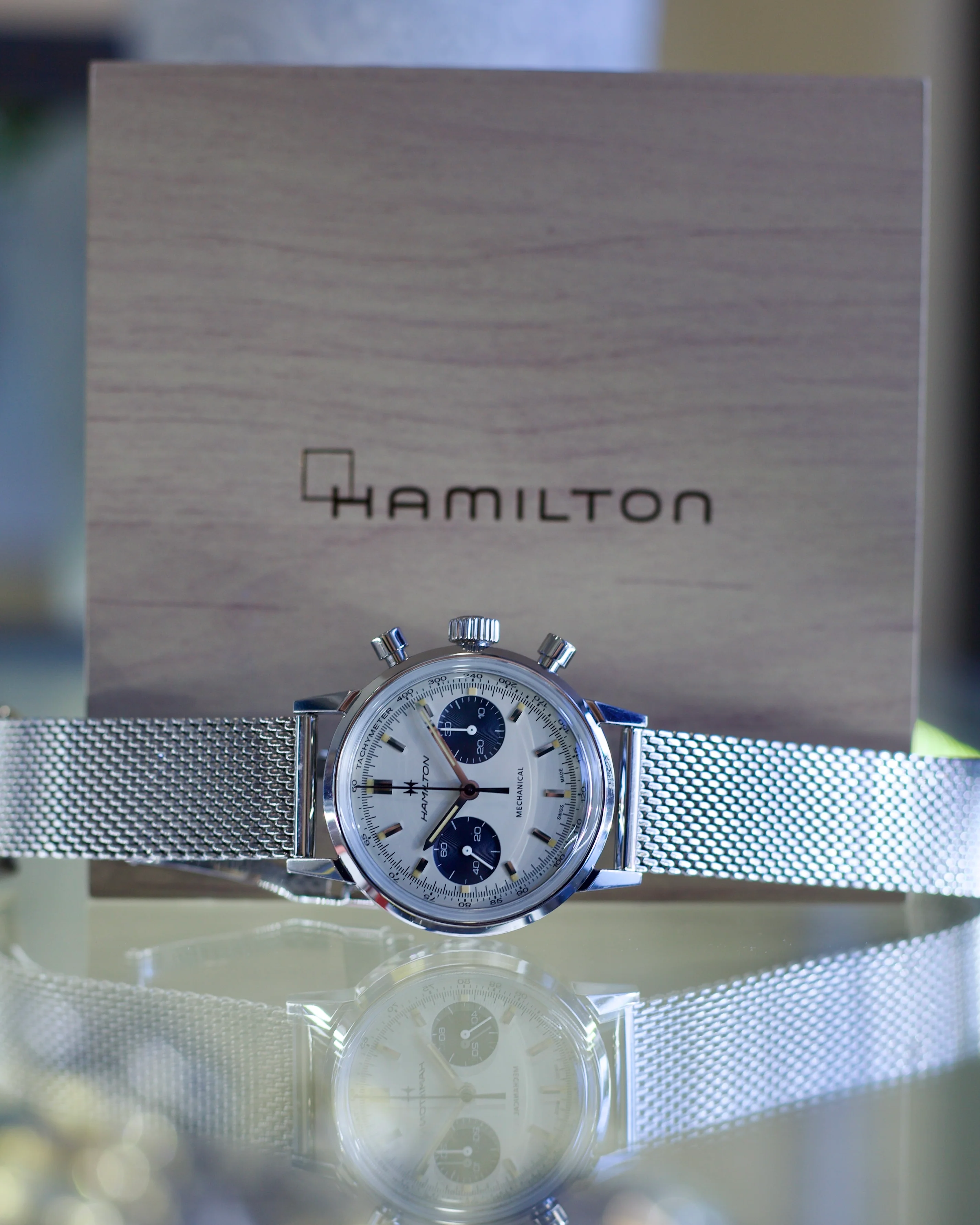 2022 Hamilton Intra-Matic Hand Wind Chronograph H38429110 40mm - Image 7