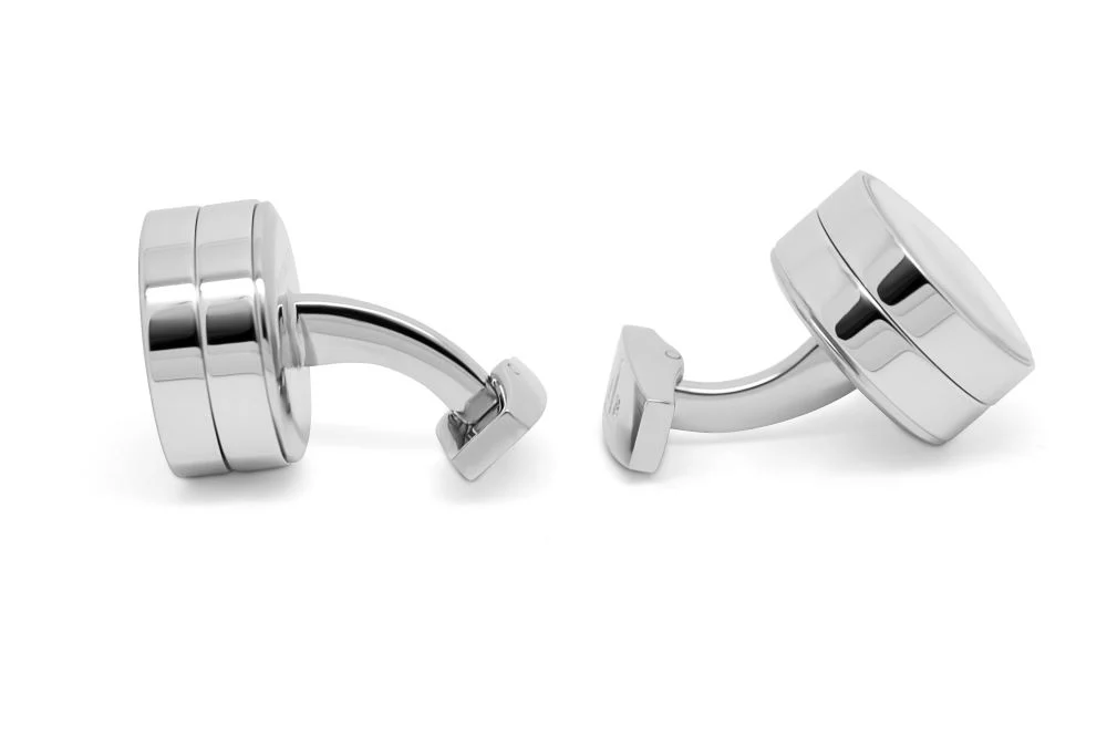 TATEOSSIAN Roulette cufflinks in stainless steel REF BTS4137 - Image 3