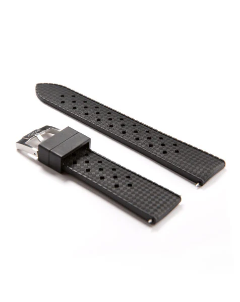 Alpina Seastrong Rubber Dive Strap 22MM  ALR-BLACK