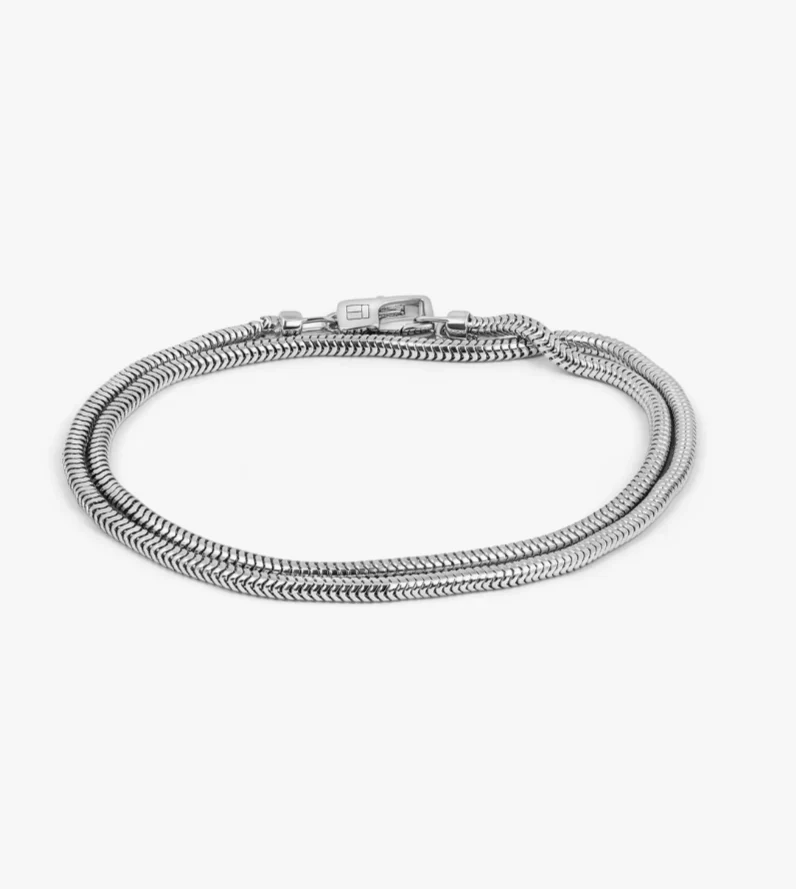 TATEOSSIAN Serpente Chain Bracelet In Rhodium Silver- 2.4MM BR3390 M - Image 2
