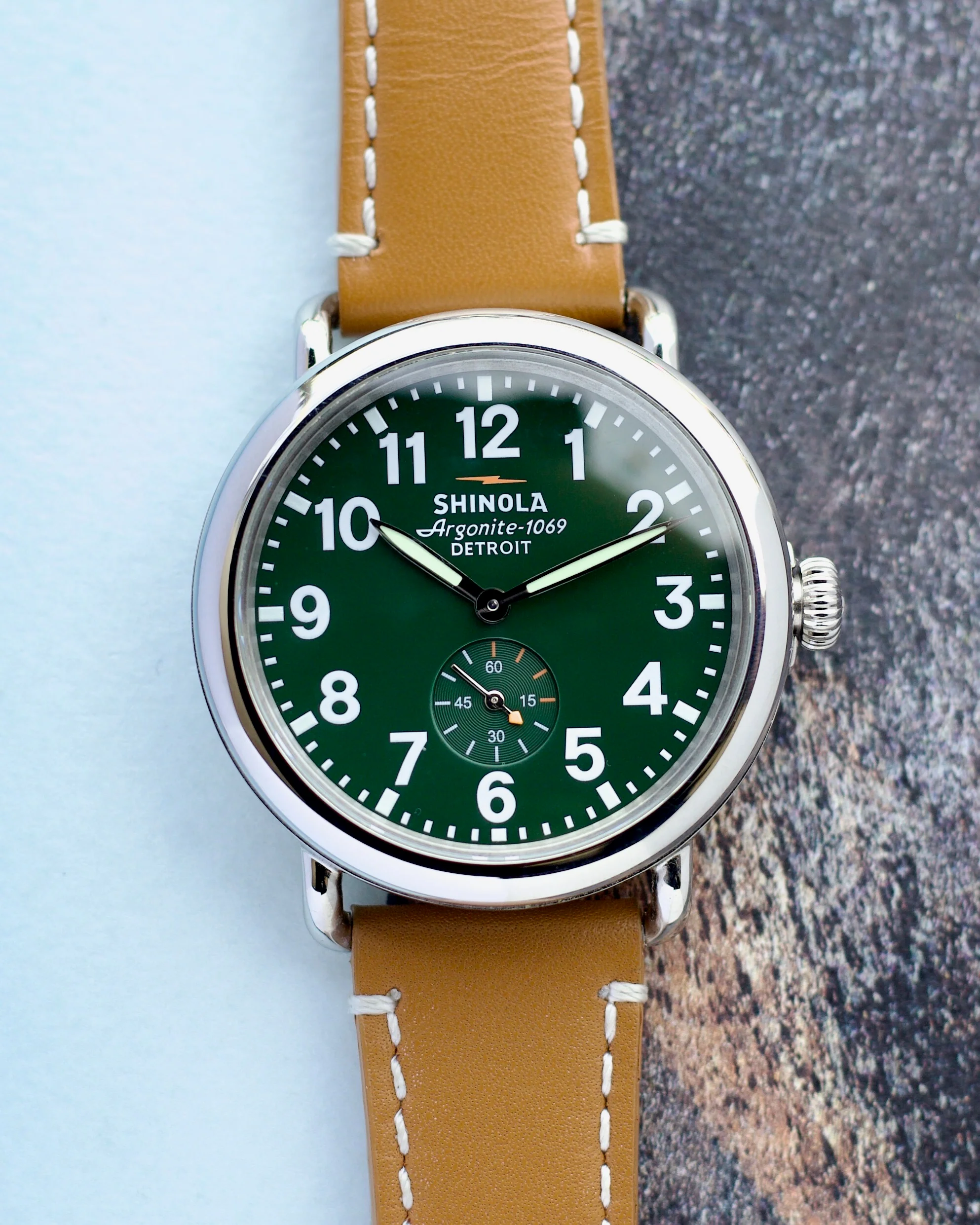 2024 Shinola Runwell Watch Argonite 1069 Quartz 41mm