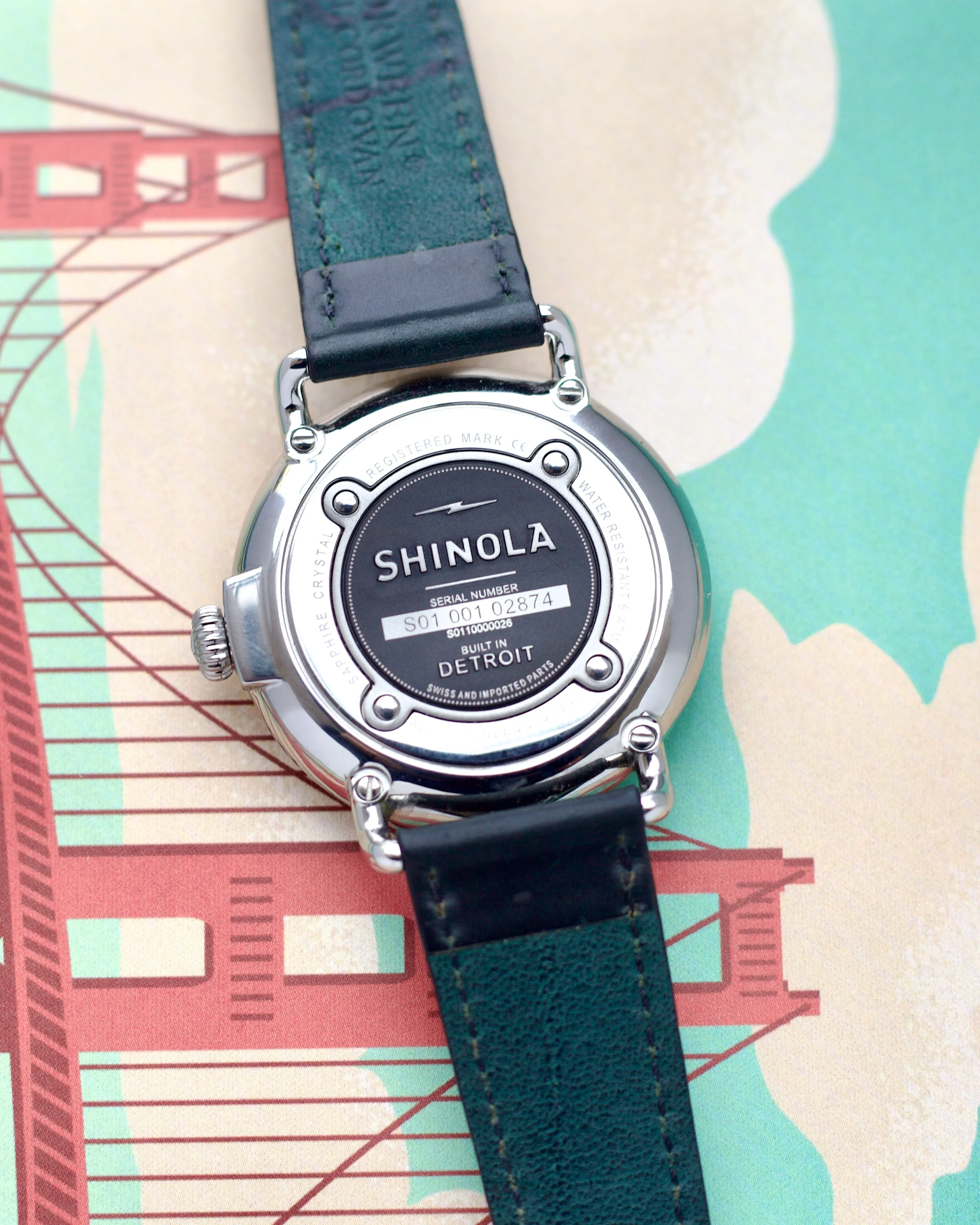 2024 Shinola Runwell Watch Argonite 1069 Quartz 41mm - Image 3