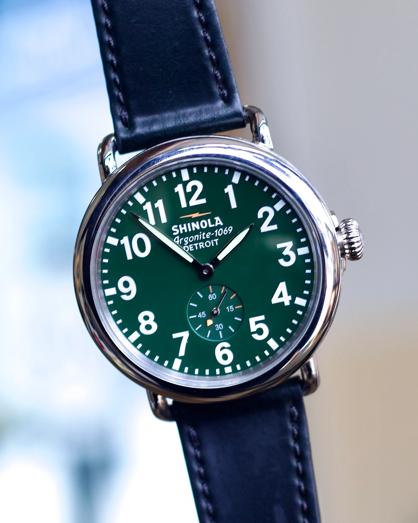 2024 Shinola Runwell Watch Argonite 1069 Quartz 41mm - Image 6