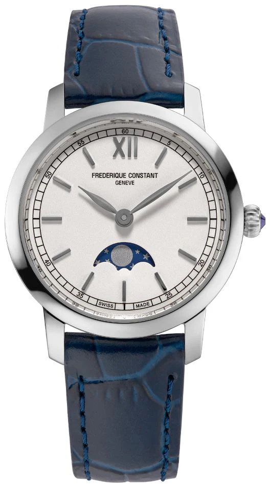 SLIMLINE LADIES MOONPHASE FC-206SW1S6