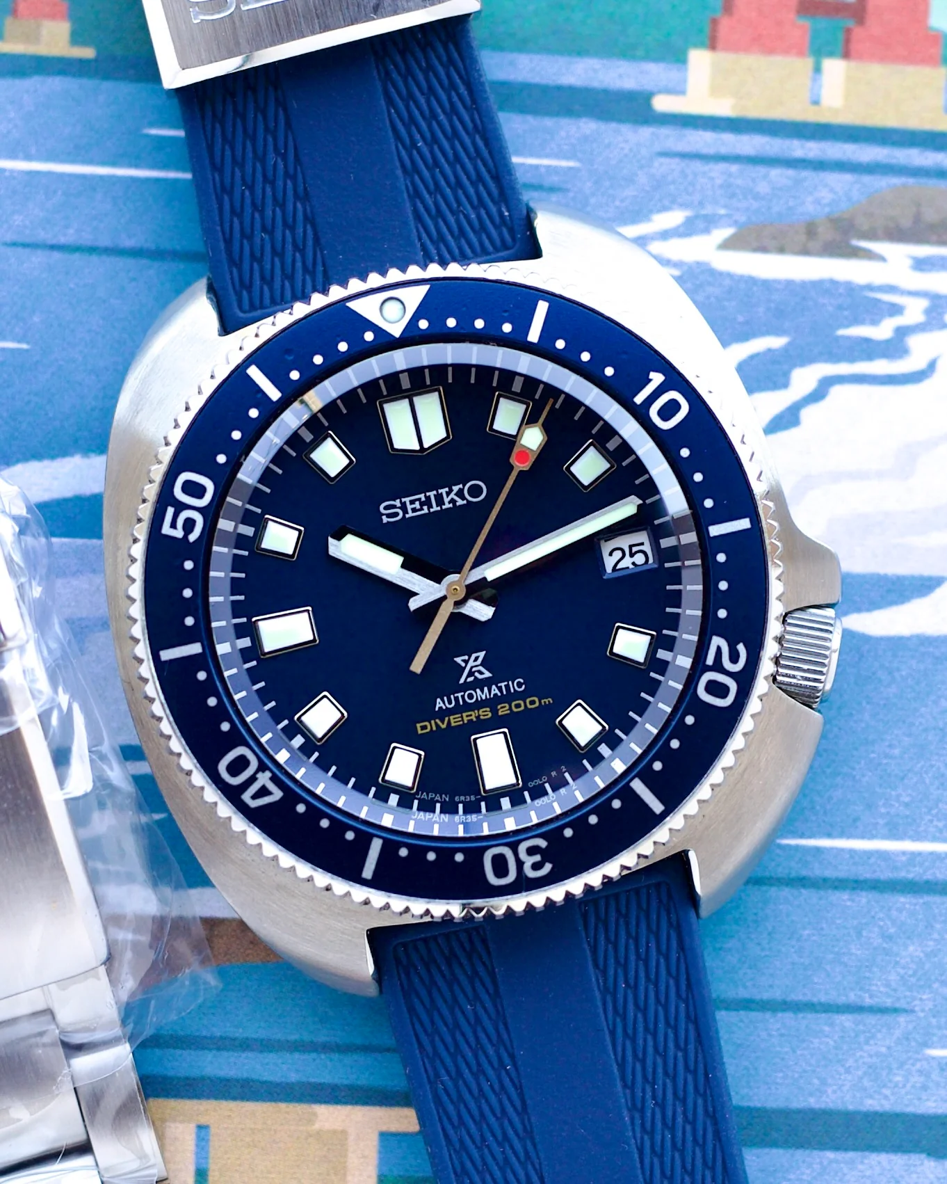 2025 Pre-Owned SEIKO PROSPEX Captain Willard Blue SPB183 42mm - Image 2