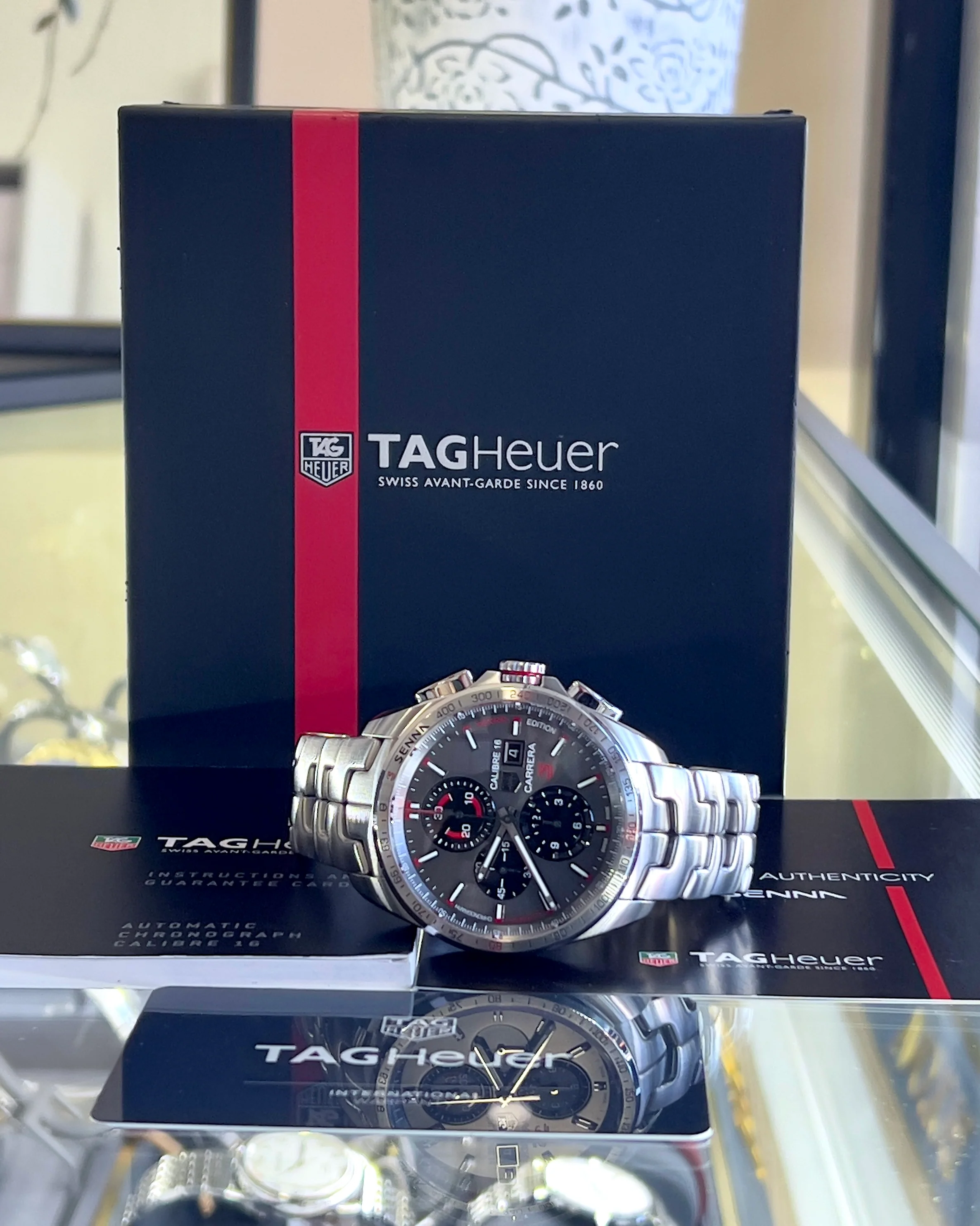 2016-22 TAG Heuer Senna Carrera CBB2010.BA0906 44mm - Image 9