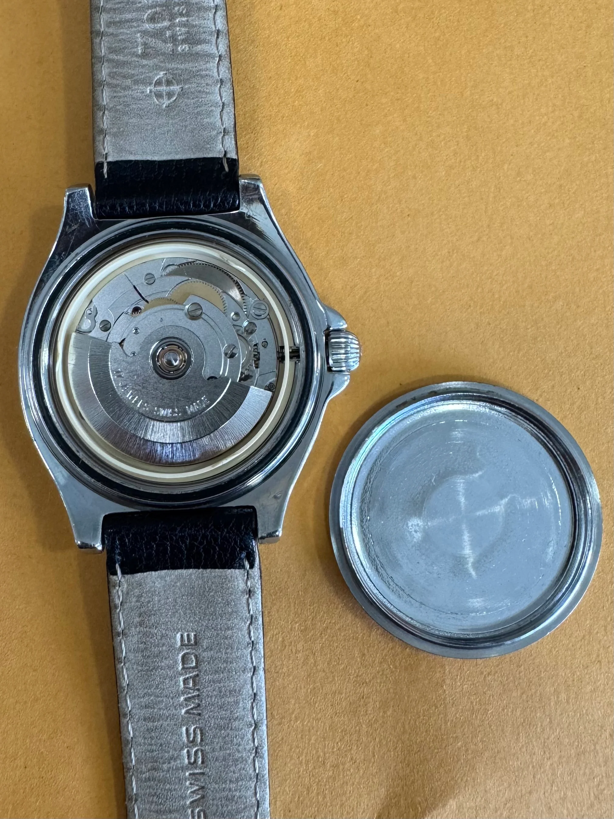 1990's ZODIAC VINTAGE SEA WOLF BLUE POINT BLUE DOT 506.55.45 38mm - Image 5